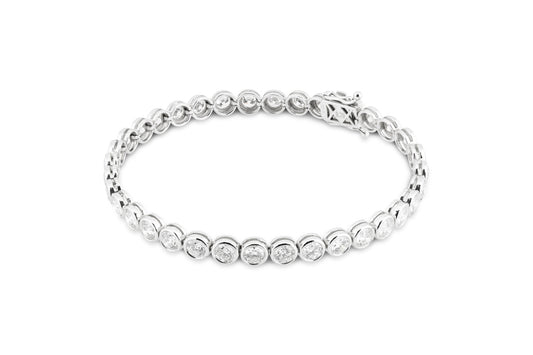 Diamond tennis bracelet white gold