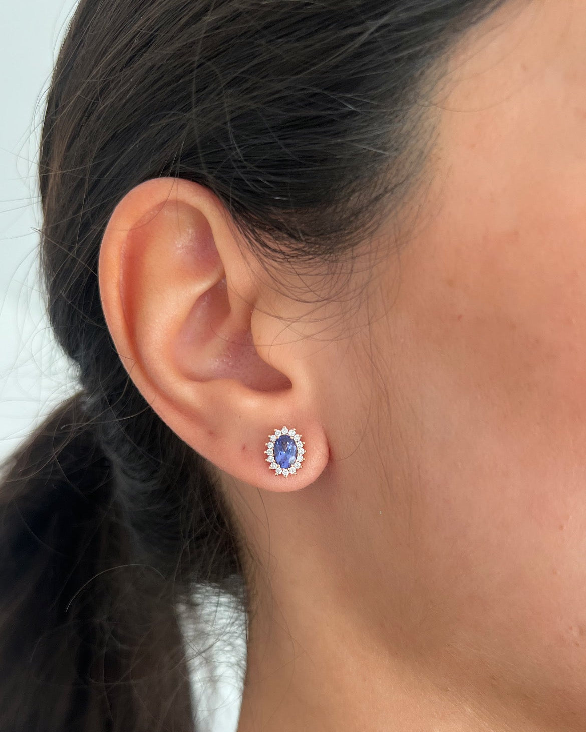 Pendientes Iris Studs Tanzanita Luara
