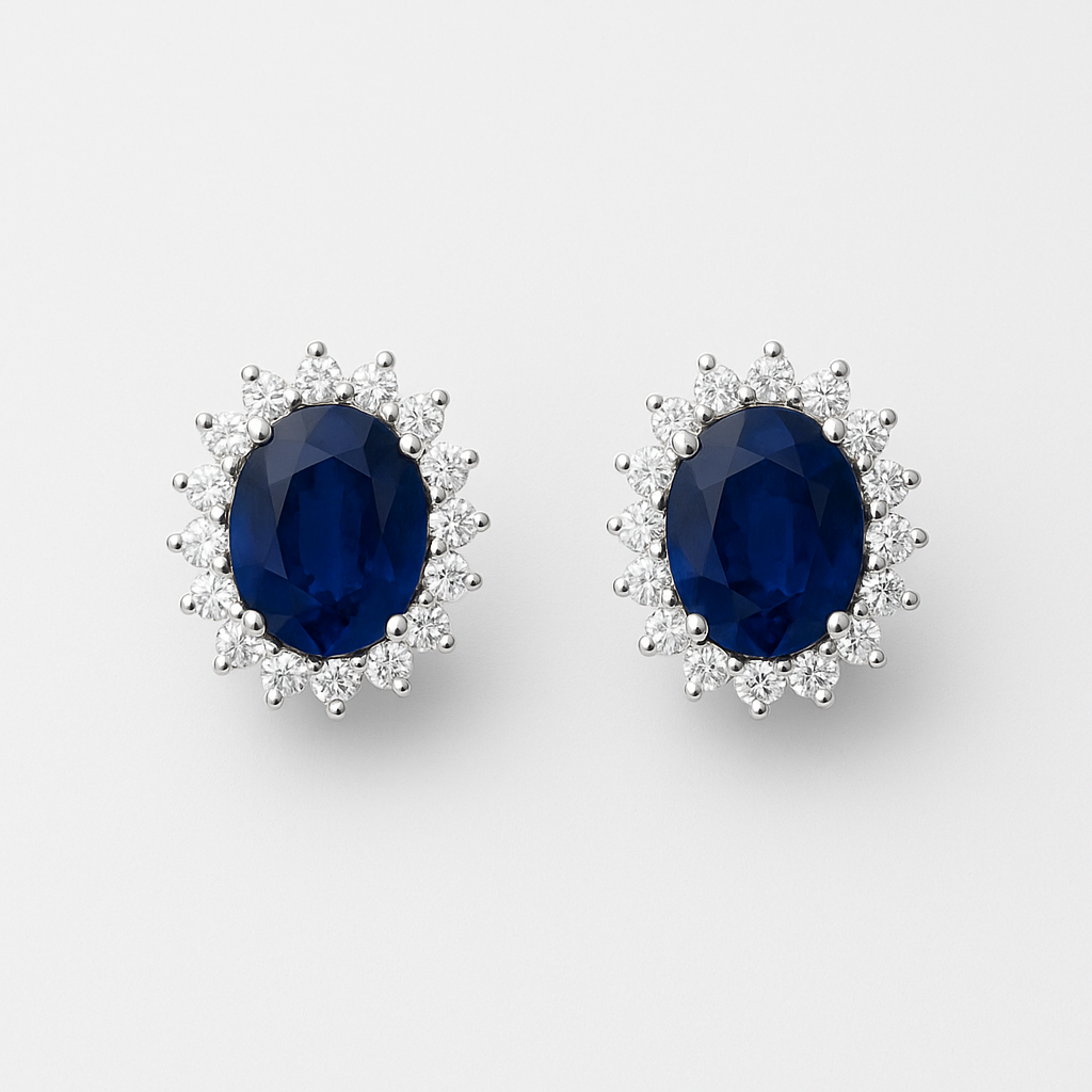 Zafiro Studs dormilonas lady di
