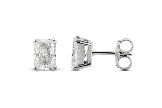 Pendientes diamantes Luara Radiant shape