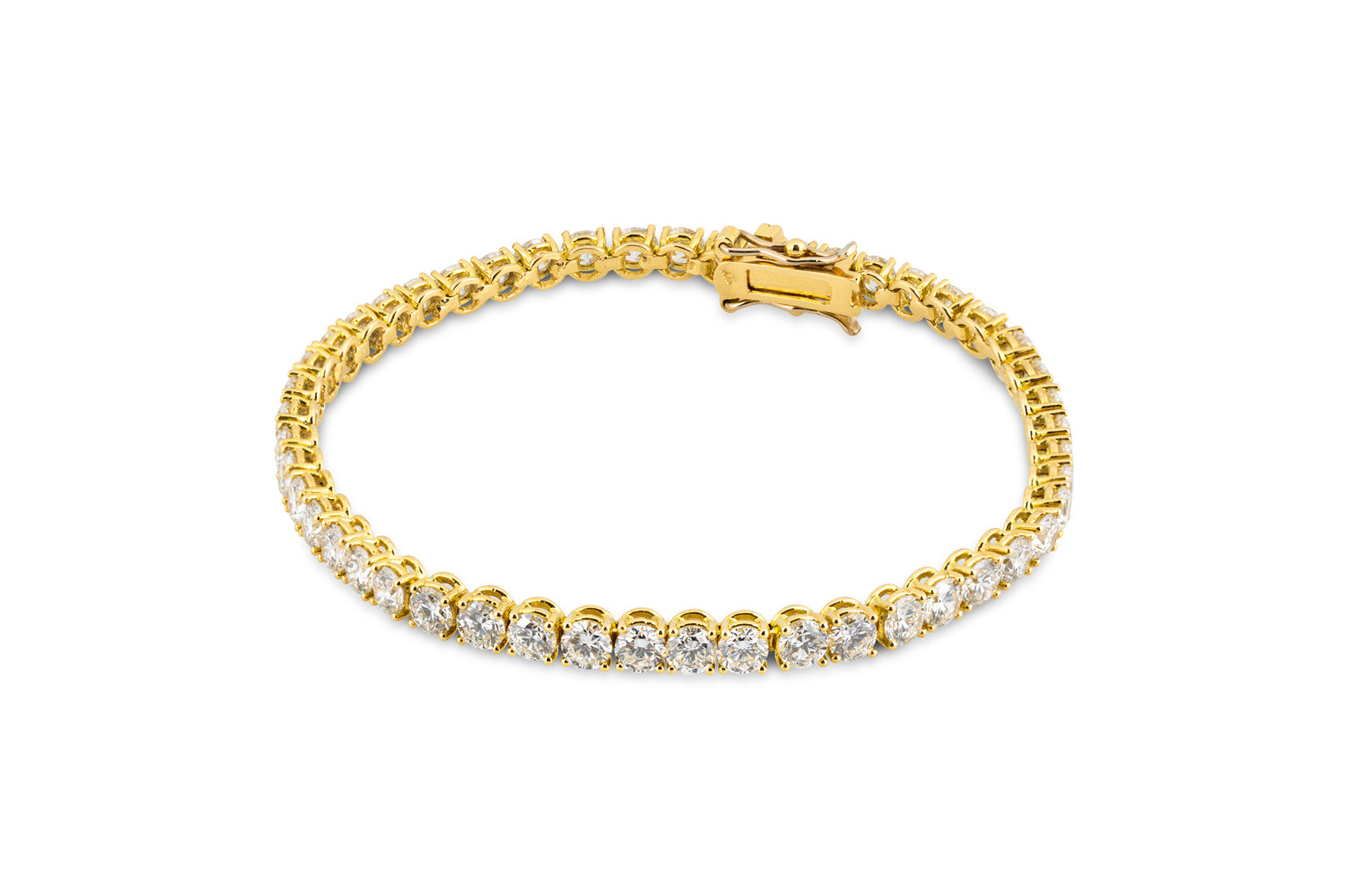 tennis bracelet oro amarillo